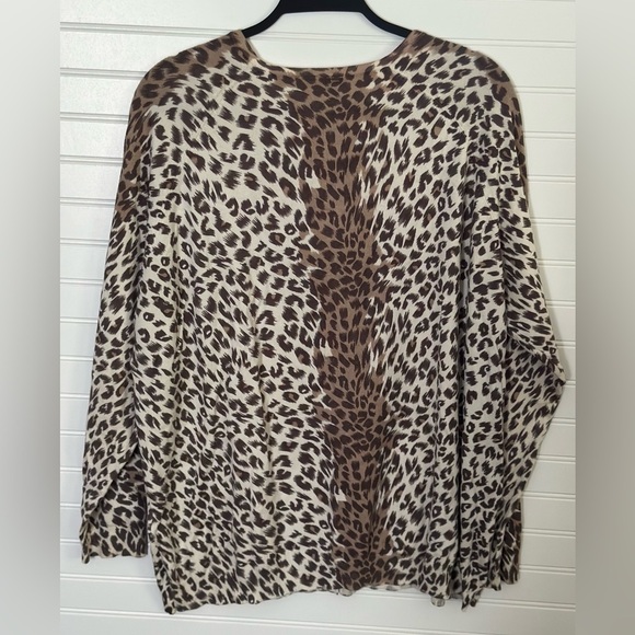 Quacker Factory Animal Print Cardigans - Picture 3 of 4